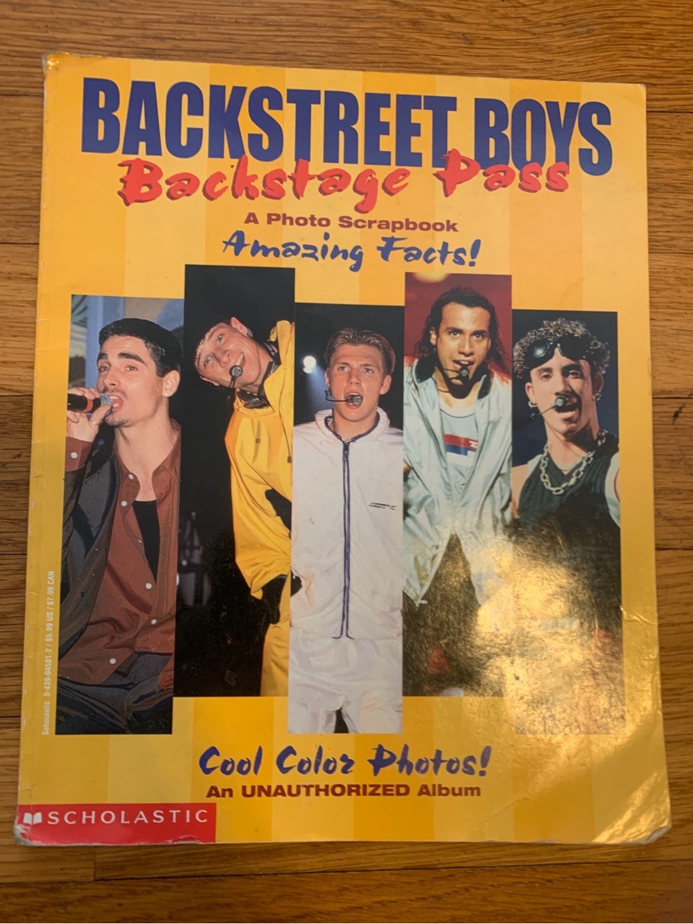 Backstreet Boys nostalgia Backstage Pass book boyband